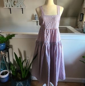 NWT Altar'd State Arula Gingham Dress Size Size X